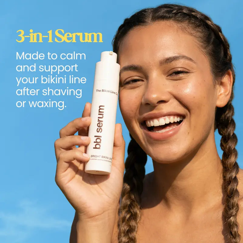 3-in-1 Bikini Serum with Niacinamide & Aloe for Smoother Skin Feel