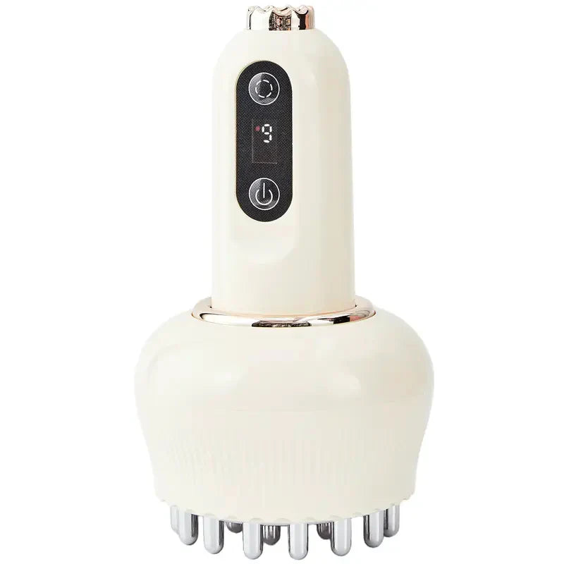 4-in-1 Handheld Massager with Heat, Vibration, Microcurrent & Light Therapy – Professional Lymphatic Drainage & Circulation Device